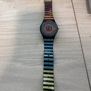Rare Vintage 1987 "Coral Gables" Swatch Watch (GB407)